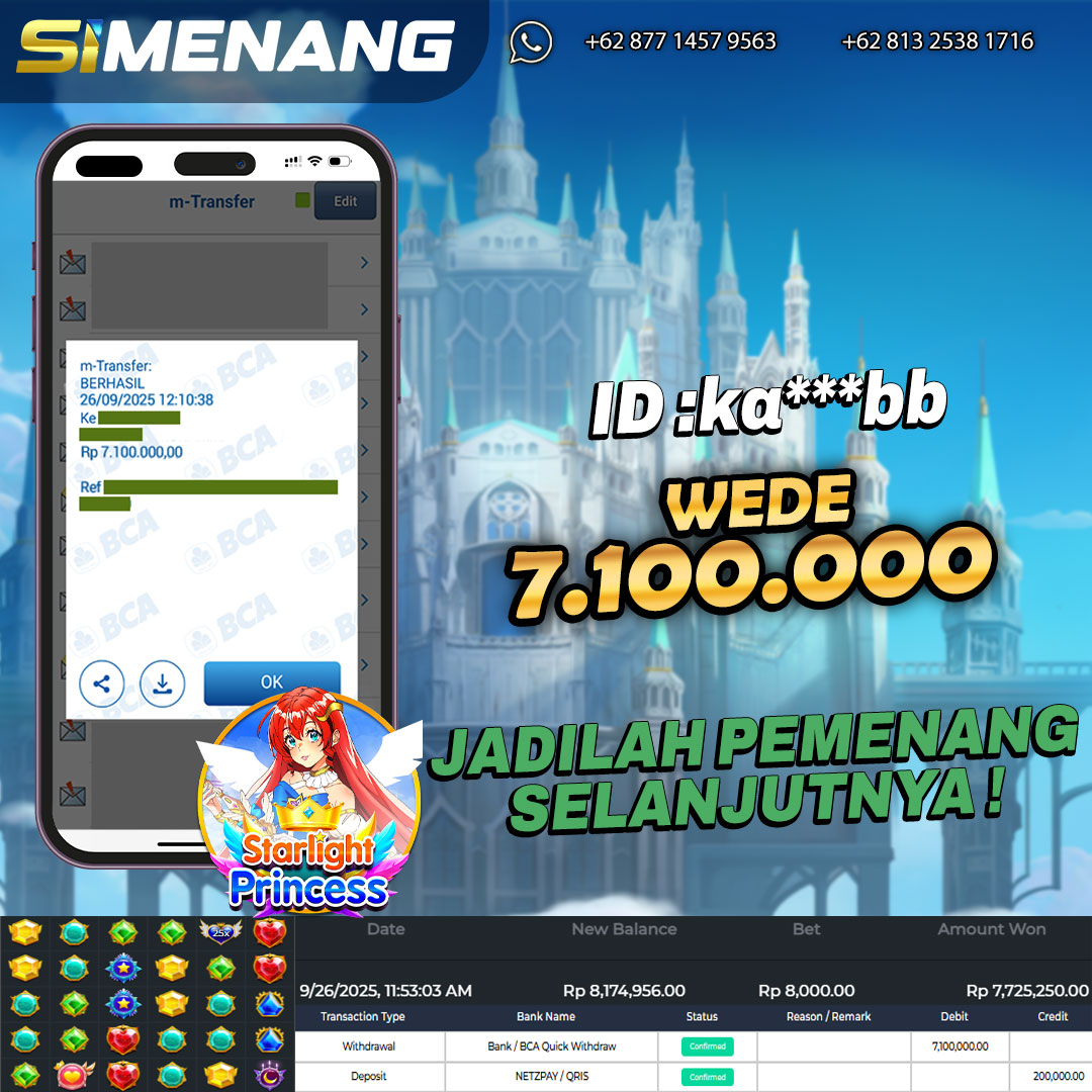 Bukti WD SIMENANG